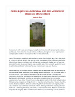 Orrin & Jerusha Robinson And The Methodist Melee On Main Street